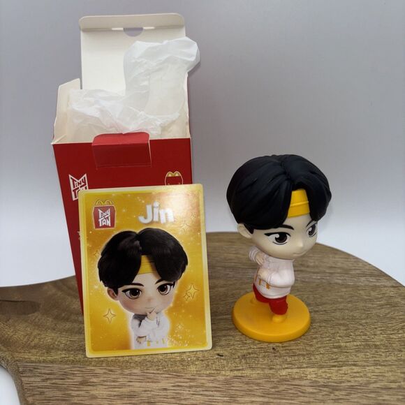 McDonald’s 2025 Happy Meal "JIN" TINY TAN BTS-Red Box - NEW Encore Edition - Picture 1 of 7